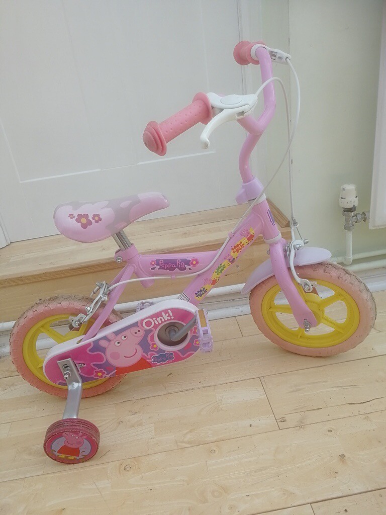 peppa pig bike with stabilisers